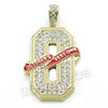 OCTOBER'S VERY OWN CHARM ROPE CHAIN DIAMOND CUT CUBAN CHAIN NECKLACE 72 - Raonhazae