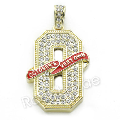OCTOBER'S VERY OWN CHARM ROPE CHAIN DIAMOND CUT CUBAN CHAIN NECKLACE 72 - Raonhazae