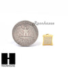 Sterling Silver .925 Lab Diamond 10mm Square Screw Back Earring SE017G - Raonhazae