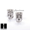 Sterling Silver .925 Lab Diamond 8mm Square Push Back Earring SE021S - Raonhazae