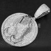 New Lab diamond Micro Pave JUMBO Praying Hands Pendant. - Raonhazae