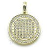 FULLY BLING ROUND CHARM ROPE CHAIN DIAMOND CUT CUBAN CHAIN NECKLACE G66 - Raonhazae