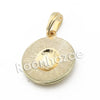 Mens Brass Gold Medusa Charm Pendant w/ 5mm 24" 30" Cuban Chain A07G - Raonhazae