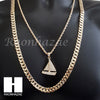 MEN Lil YACHTY CHAIN DIAMOND CUT 30" CUBAN LINK CHAIN NECKLACE S069 - Raonhazae