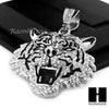 Mens 14k Plated DRAKE TIGER Pendant w/ 30" Cuban Link Chain NN032G - Raonhazae