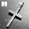 Mens 316L Stainless steel Gold Silver Jesus Cross Small Pendant SS011 - Raonhazae