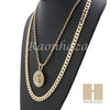 MEN KING TUT ROPE CHAIN DIAMOND CUT 30" CUBAN LINK CHAIN NECKLACE S016 - Raonhazae