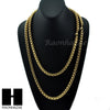 Men's 316L Stainless Steel Gold 8mm wide 24", 30" Heavy Box Chain Necklace BN01 - Raonhazae
