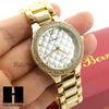 Women Swarovski Gold Filled Varsales w/ Luxury CZ Stone Gold Tone Watch GW225 - Raonhazae