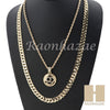 MEN QC ROPE CHAIN DIAMOND CUT 30" CUBAN LINK CHAIN NECKLACE SET SS03G - Raonhazae