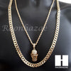 BASKETBALL ROPE CHAIN DIAMOND CUT 30" CUBAN LINK CHAIN NECKLACE S60 - Raonhazae