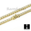 925 STERLING SILVER TENNIS CHAIN DIAMOND CUT 17" CUBAN LINK CHOKER NECKLACE S01 - Raonhazae