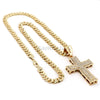 HIP HOP 2PAC CROSS PENDANT & DIAMOND CUT CUBAN LINK CHAIN NECKLACE N30 - Raonhazae