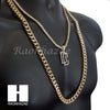 BLING DC MMG CHARM 16"-30" TENNIS CHAIN 30" CUBAN CHAIN NECKLACE G30 - Raonhazae