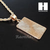 $100 HUNDRED DOLLAR BILL MONEY 30" CUBAN LINK CHAIN NECKLACE SET S89G - Raonhazae