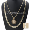 ALLAH ROUND ROPE CHAIN DIAMOND CUT 30" CUBAN LINK CHAIN NECKLACE S013 - Raonhazae