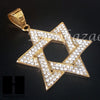 316L Stainless steel Gold 6 Point Star Pendant Miami Cuban SS034 - Raonhazae