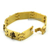 STAINLESS STEEL GOLD TONE MINI MICRO ANGEL BRACELET STB111G - Raonhazae