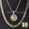 MEN KING TUT ROPE CHAIN DIAMOND CUT 30" CUBAN LINK CHAIN NECKLACE S016 - Raonhazae