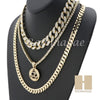 MENS 14K GOLD PT QC ROUND MIAMI CUBAN 16"~30" CHOKER TENNIS CHAIN S037 - Raonhazae