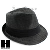 MEN WOMEN SUMMER BEACH PANAMA STRAW FEDORA TRILBY CUBAN BLACK HAT F002 - Raonhazae