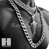 Hip Hop Cross Pendant 16" Choker 18" Tennis 30" Miami Cuban Chain 21 - Raonhazae