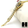 Women Luxury Golden jaguar leopard Lab Simulated Diamond Bracelet Watch WW003 - Raonhazae