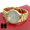 Women Swarovski Gold Filled Varsales w/ Luxury CZ Stone Gold Tone Watch GW225 - Raonhazae