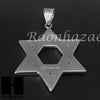 316L Stainless steel Silver 6 Point Star Pendant Miami Cuban SS034 - Raonhazae