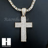 21 SAVAGE CROSS CHARM 16"-30" TENNIS CHAIN 30" CUBAN CHAIN NECKLACE G20 - Raonhazae