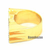 HIP HOP FASHION SOLID CHUNKY A$AP DOPE GOLD PLATED RING N003G - Raonhazae