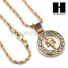 ANGEL ROUND ROPE CHAIN DIAMOND CUT 30" CUBAN LINK CHAIN NECKLACE S014 - Raonhazae