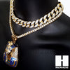 New Hip Hop King Tut Pharaoh Miami Cuban Choker Tennis Chain Necklace F - Raonhazae