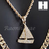 MEN Lil YACHTY CHAIN DIAMOND CUT 30" CUBAN LINK CHAIN NECKLACE S069 - Raonhazae