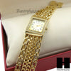Women Swarovski Gold Filled Varsales Luxury CZ Stone Cuban Link Chain Watch G227 - Raonhazae