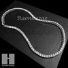 Hip Hop Premium Round Medusa Miami Cuban Choker Tennis Chain Necklace S - Raonhazae