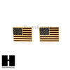 14K GOLD TONE AMERICAN FLAG PRESIDENT CUFFLINKS TIE PIN GIFT BOX03 - Raonhazae