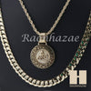 ALLAH ROUND ROPE CHAIN DIAMOND CUT 30" CUBAN LINK CHAIN NECKLACE S013 - Raonhazae