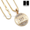 MEN JESUS & LAST SUPPER PENDANT BOX CUBAN CHAIN DOUBLE NECKLACE SET SD9 - Raonhazae