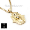 RUBY KING TUT PENDANT 24" 30" CUBAN LINK ROPE CUBAN NECKLACE SET D023 - Raonhazae