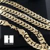 BASKETBALL ROPE CHAIN DIAMOND CUT 30" CUBAN LINK CHAIN NECKLACE S60 - Raonhazae