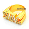 HIP HOP FASHION SOLID CHUNKY SWAG SWAGGER GOLD PLATED RING N001G - Raonhazae