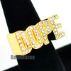 HIP HOP FASHION SOLID CHUNKY A$AP DOPE GOLD PLATED RING N003G - Raonhazae