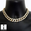 Hip Hop Premium Kanye Horus Miami Cuban Choker Tennis Chain Necklace I - Raonhazae