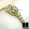 Women Luxury Golden jaguar leopard Lab Simulated Diamond Bracelet Watch WW003 - Raonhazae