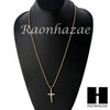 Sterling Silver .925 Christian Crucifix Cross w/ 2.5mm Moon Chain SS015 - Raonhazae