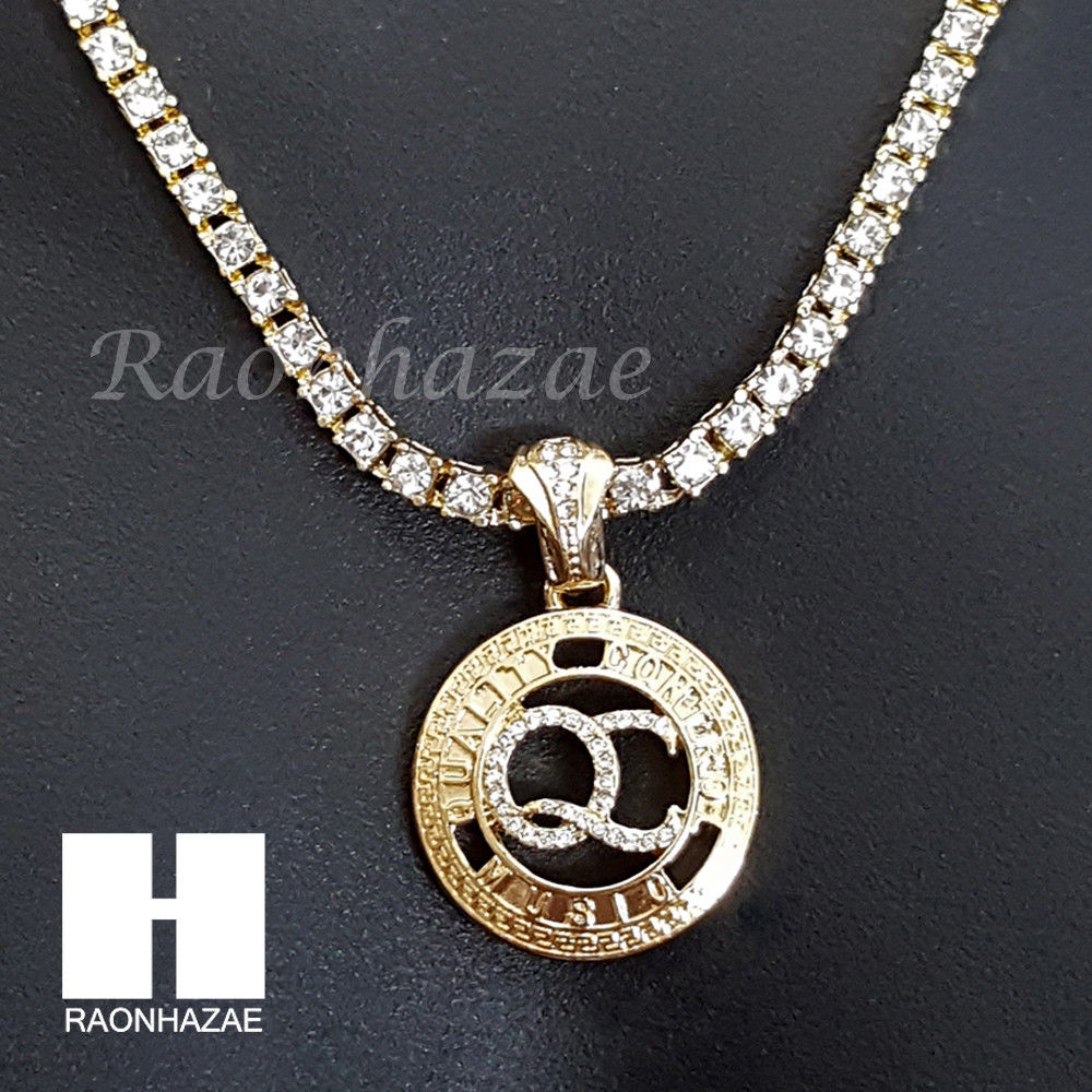 Qc Chain BLING QC ROUND CHARM 16