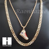 HIP HOP SNEAKER ROPE CHAIN DIAMOND CUT 30" CUBAN LINK CHAIN NECKLACE 62 - Raonhazae