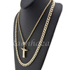 CHRIST REDEEMER PENDANT DIAMOND CUT 30" CUBAN ROPE CHAIN NECKLACE G47 - Raonhazae