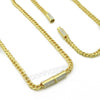 14K Gold Finish Migos 6mm 24" 30" Heavy Magnetic Franco Chain Necklace Set S01 - Raonhazae